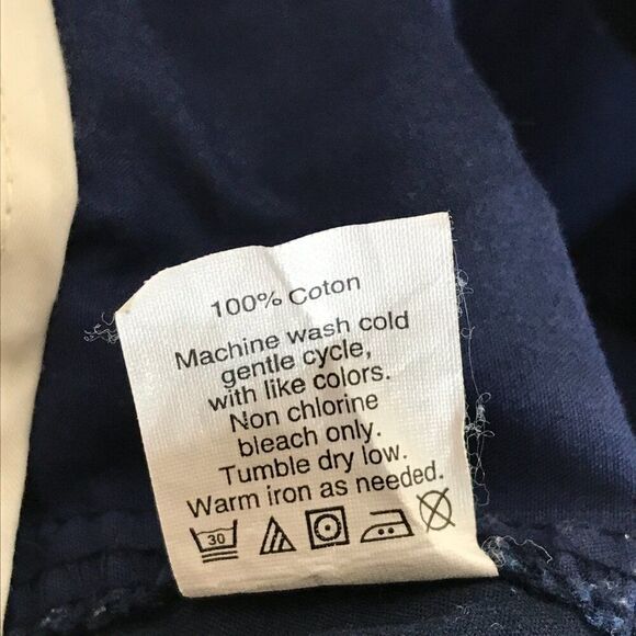 J. Crew Factory Broken-In Chino Short Women's Size 12 Blue 100% Cotton Summer - Picture 10 of 10